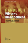 Buchcover Handbuch Wissensmanagement