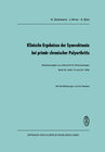 Buchcover Klinische Ergebnisse der Synovektomie bei primär chronischer Polyarthritis