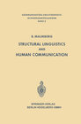 Buchcover Structural Linguistics and Human Communication