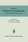Buchcover Verzeichnis der Fachärzte für Anaesthesiologie in Deutschland, Österreich und in der Schweiz