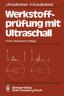 Buchcover Werkstoffprüfung mit Ultraschall