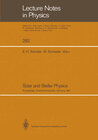 Buchcover Solar and Stellar Physics