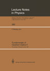 Buchcover Fundamentals of Quantum Optics II