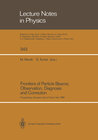 Buchcover Frontiers of Particle Beams; Observation, Diagnosis and Correction