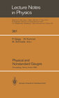 Buchcover Physical and Nonstandard Gauges