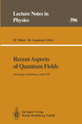 Buchcover Recent Aspects of Quantum Fields