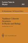 Buchcover Nonlinear Coherent Structures in Physics and Biology
