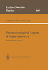 Buchcover Phenomenological Aspects of Supersymmetry