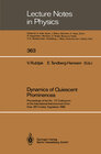 Buchcover Dynamics of Quiescent Prominences