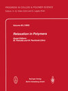 Buchcover Relaxation in Polymers
