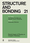 Buchcover Recent Impact of Physics on Inorganic Chemistry