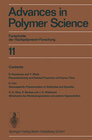 Buchcover Advances in Polymer Science
