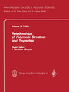 Buchcover Relationship of Polymeric Structure and Properties