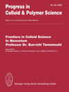 Buchcover Frontiers in Colloid Science In Memoriam Professor Dr. Bun-ichi Tamamushi