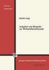 Buchcover Aufgaben und Beispiele zur Wirtschaftsmathematik