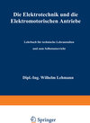 Buchcover Die Elektrotechnik und die elektromotorischen Antriebe
