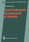 Buchcover Early Embryonic Development of Animals