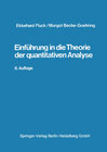 Buchcover Einführung in die Theorie der qualitativen Analyse