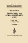Buchcover Grundlagen der Betriebswirtschaftslehre