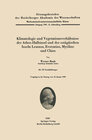 Buchcover Klimatologie und Vegetationsverhältnisse der Athos-Halbinsel und der ostägäischen Inseln Lemnos, Evstratios, Mytiline un