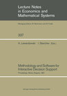 Buchcover Methodology and Software for Interactive Decision Support