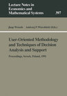 Buchcover User-Oriented Methodology and Techniques of Decision Analysis and Support