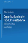 Buchcover Organisation in der Produktionstechnik