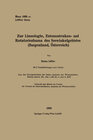 Buchcover Zur Limnologie, Entomostraken- und Rotatorienfauna des Seewinkelgebietes (Burgenland, Österreich)