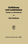 Buchcover Verfärbung und Lumineszenz
