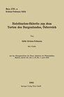 Buchcover Holothurien-Sklerite aus dem Torton des Burgenlandes, Österreich