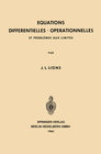 Buchcover Equations Differentielles Operationnelles