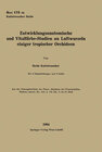 Buchcover Entwicklungsanatomische und Vitalfärbe-Studien an Luftwurzeln einiger tropischer Orchideen