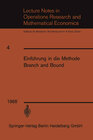 Buchcover Einführung in die Methode Branch and Bound