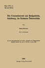 Buchcover Die Uranminerale um Badgastein, Salzburg, im Rahmen Österreichs