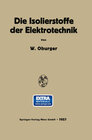 Buchcover Die Isolierstoffe der Elektrotechnik