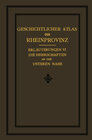 Buchcover Die Herrschaften des Unteren Nahegebietes