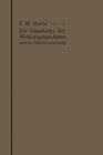 Buchcover Die Grundzüge der Werkzeugmaschinen und der Metallbearbeitung