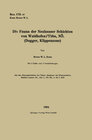 Buchcover Die Fauna der Neuhauser Schichten von Waidhofen/Ybbs, NÖ. (Dogger, Klippenzone)