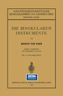 Buchcover Die Binokularen Instrumente