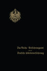 Buchcover Das Reichs-Versicherungsamt und die Deutsche Arbeiterversicherung