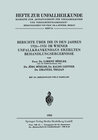 Buchcover Berichte über die in den Jahren 1926–1950 im Wiener Unfallkrankenhaus erzielten Behandlungsergebnisse