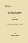 Buchcover Zur Kenntnis der Pompilidien (Hymenoptera) der Türkei