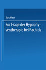 Buchcover Zur Frage der Hypophysentherapie bei Rachitis