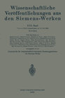 Buchcover Wissenschaftliche Veröffentlichungen aus den Siemens-Werken