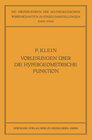 Buchcover Vorlesungen über die Hypergeometrische Funktion
