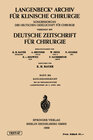 Buchcover Verhandlungen der Deutschen Gesellschaft für Chirurgie