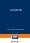 Buchcover Pilzmerkblatt