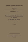 Buchcover Photogrammetrische Wolkenforschung in Potsdam in den Jahren 1900 bis 1920