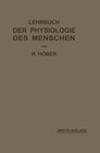 Buchcover Lehrbuch der Physiologie des Menschen