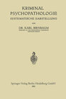Buchcover Kriminal-Psychopathologie